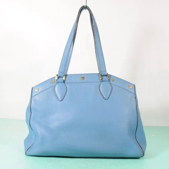 Authentic MCM Leather Shoulder Bag + Dust Bag🌹❤️🌹 - Picture 4 of 10